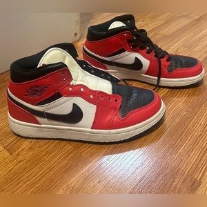 Low top red air Jordan